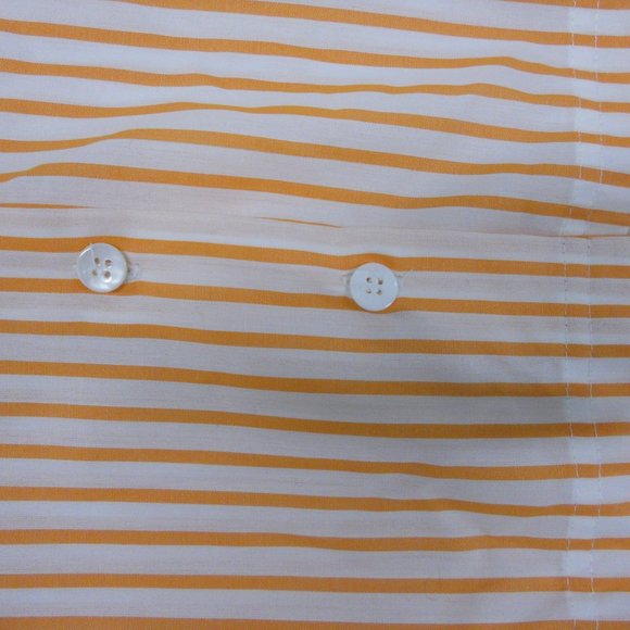 Italy Cotton Stripe Blouse 10 EUC - Picture 7 of 8